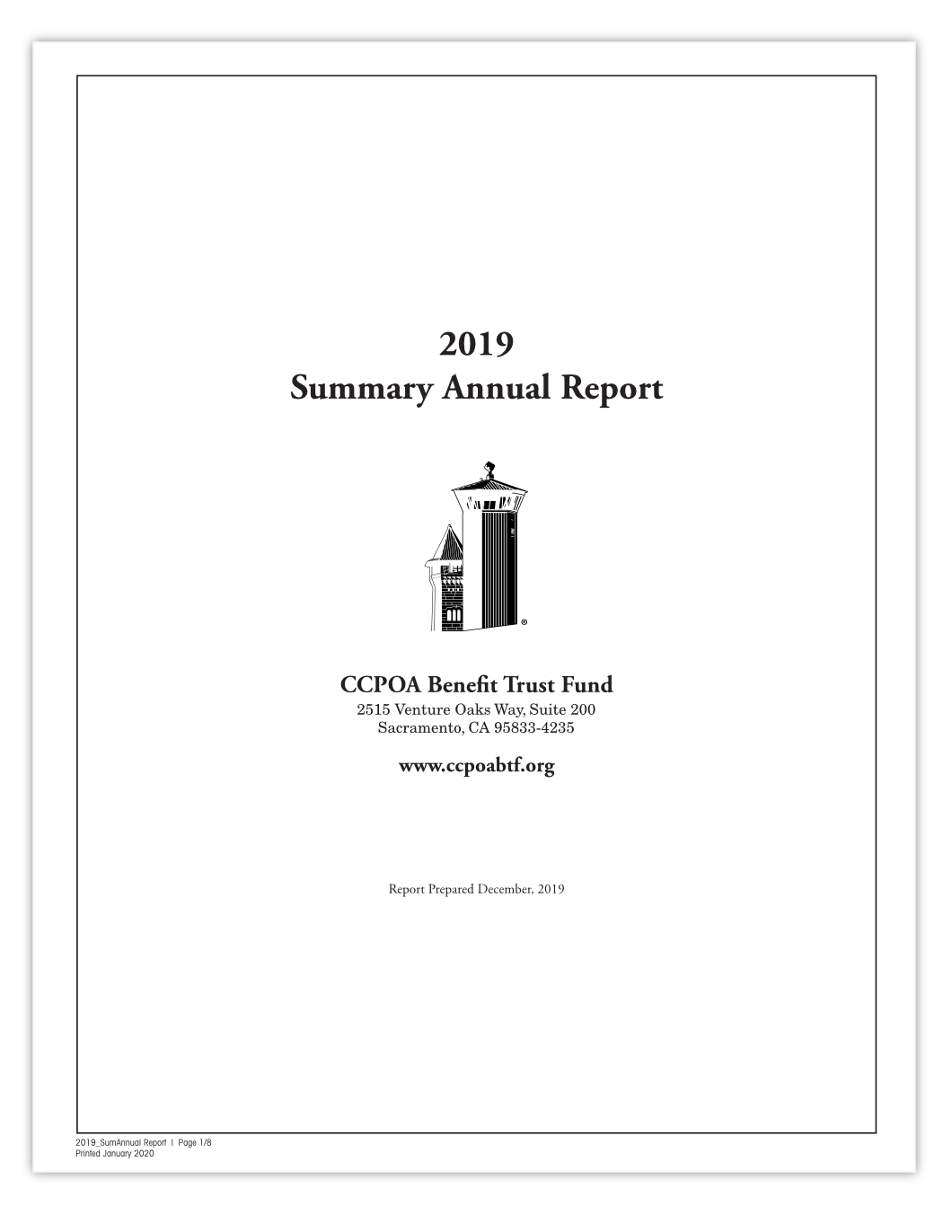 Summary Annual Report cover